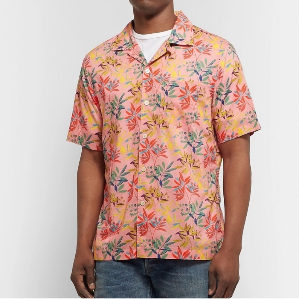 Todd Snyder / Liberty London - Camp Collar Floral
Cotton Poplin Shirt - Size L